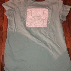 blue under armor shirt